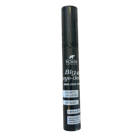 SEALED Kokie Big Eye-Dea Jumbo Liquid Liner Very Black Semi-Matte Long Lasting - Picture 2 of 3